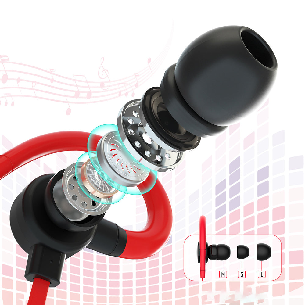 GORSUN E56 Wireless Headset Bluetooth Neck-Mounted Headphone Stereo Bass Sound Sport Running Magnetic Neckband Earphone GORSUN E56 Wireless Headset Bluetooth Neck-Mounted Headphone Stereo Bass Sound Sport Running Magnetic Neckband Earphone